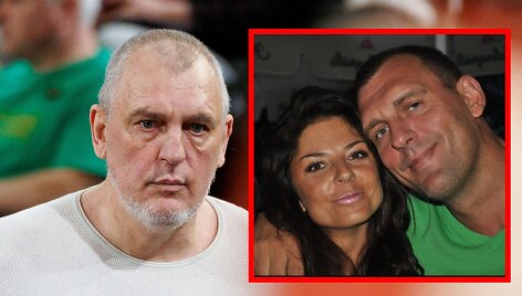 Gintaras Einikis su žmona Jurgita