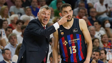 &Scaron;arūnas Jasikevičius ir Toma&scaron;as Satoransky