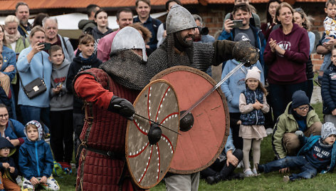 Viduramžių diena Vilniaus gynybinės sienos Bastėjoje