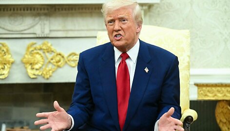JAV prezidentas Donaldas Trumpas / SAUL LOEB / AFP