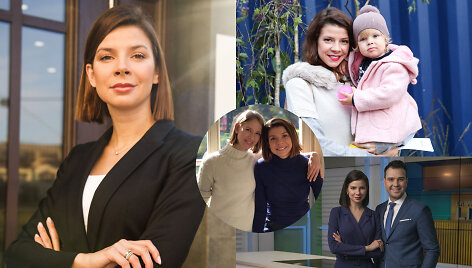 Karolina Liukaitytė su sese Simona ir dukra, Paulius Skučas.jpg