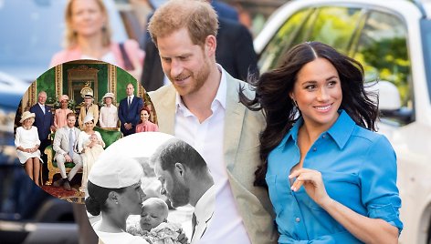 Sasekso hercogai Meghan ir Harry, Archie krikštynų akimirkos