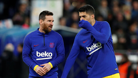 Lionelis Messi ir Luisas Suarezas