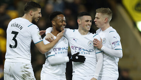 Raheemas Sterlingas tapo pagrindiniu &bdquo;Manchester City&ldquo; pergalės kalviu