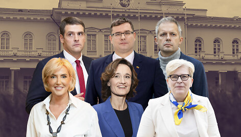 Ingrida, &Scaron;imonytė, Remigijus Žemaitaitis, Viktorija Čmilytė-Nielsen, Laurynas Kasčiūnas, Živilė Pinskuvienė ir Andrius Tapinas