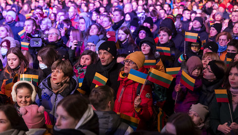 Vienybės ir solidarumo su Ukraina akcija „Laisvė šviečia“ 