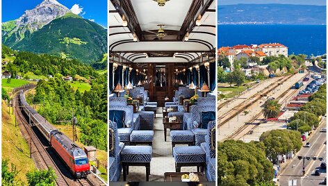 Nauji traukinių mar&scaron;rutai Europoje: &Scaron;veicarijoje, žymiojo &bdquo;Orient Express&ldquo; ir Kroatijoje