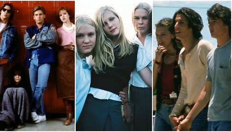 Kadrai i&scaron; filmų &bdquo;The Breakfast Club&ldquo;,  &bdquo;Virgin Suicides&ldquo; ir &bdquo;Dazed and Confused&ldquo;