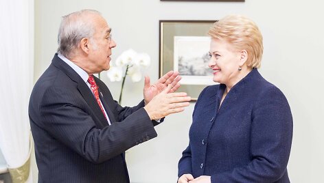 Angelas Gurria ir Dalia Grybauskaitė