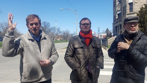 Giedrius Subačius, konsulas Mantyvdas Beke&scaron;ius, Liudas Mažylis Čikagos skerdyklose