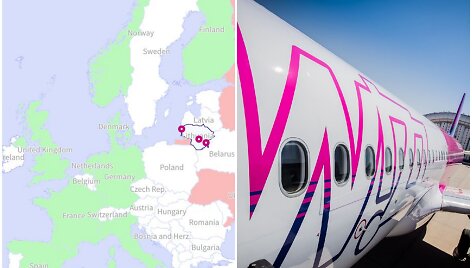&bdquo;Wizz Air&ldquo; sukūrė interaktyvų kelionių planavimo žemėlapį 
