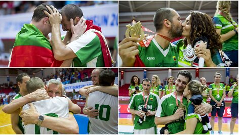 Lietuvos kurčiųjų krep&scaron;inio rinktinės triumfas