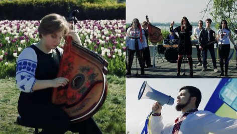 Ukrainos muzikantai sudainavo „Ми переможці, Україна“