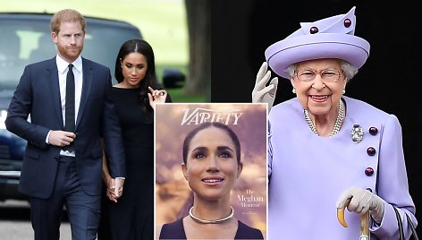 Karalienė Elžbieta II, Sasekso hercogai princas Harry ir Meghan Markle, žurnalo „Variety“ viršelis