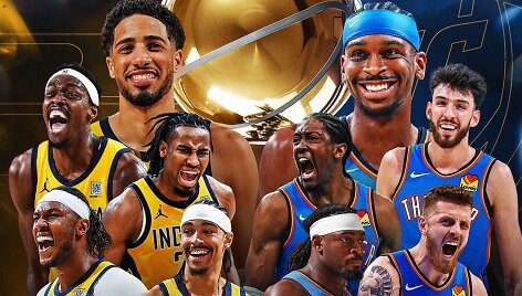 NBA finale &ndash; &bdquo;Pacers&ldquo; ir &bdquo;Thunder&ldquo; akistata