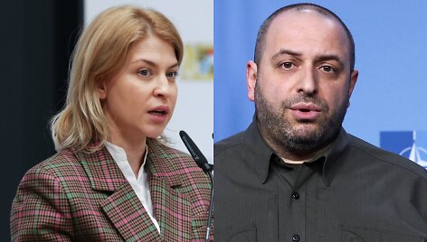 Olha Stefani&scaron;yna ir Rustemas Umerovas, dpa/Reuters