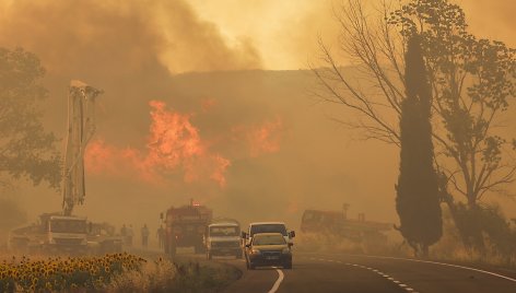 Turkijoje siaučia gaisrai