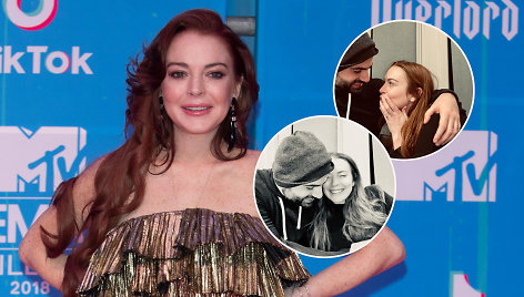 Lindsay Lohan su mylimuoju Baderiu