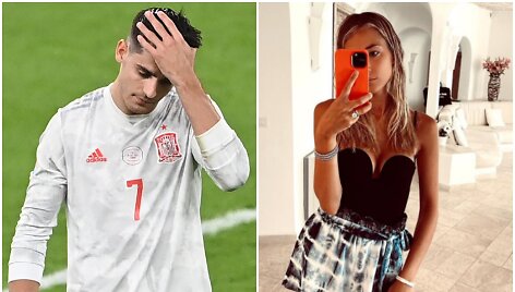 Alvaro Morata ir Alice Campello