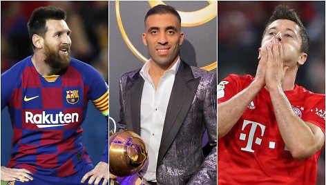 Lionelis Messi, Abderrazakas Hamdallahas ir Robertas Lewandowskis