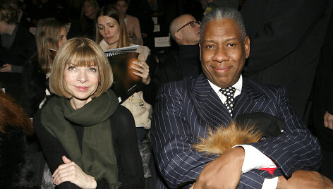 Andr&eacute; Leonas Talley ir Anna Wintour