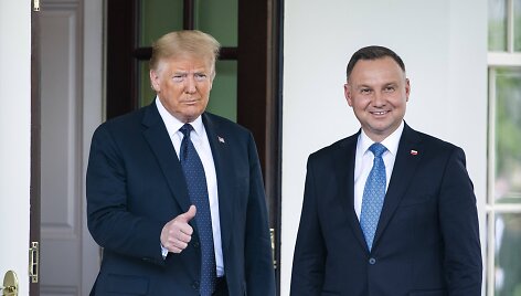 D.Trumpas ir A.Duda