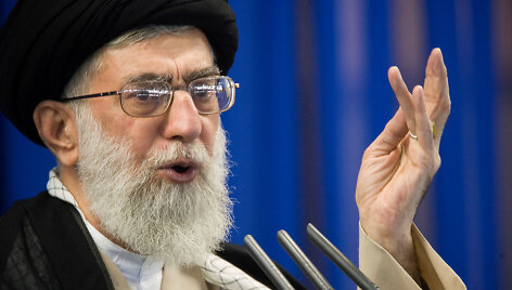 Irano auk&scaron;čiausiasis lyderis, ajatola Ali Khamenei