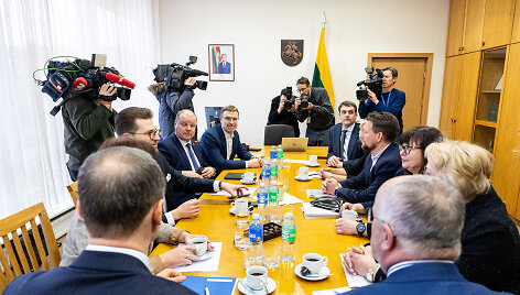 Koalicinės tarybos posėdis Seime