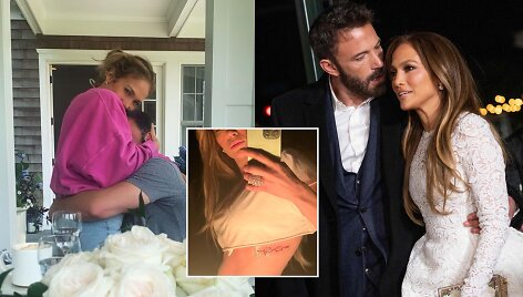Jennifer Lopez ir Benas Affleckas
