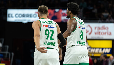 Eurolygos mačas Vitorijoje: &bdquo;Baskonia&ldquo; &ndash; Kauno &bdquo;Žalgiris&ldquo;