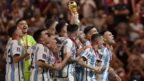 L.Messi vedama Argentina – pasaulio čempionė.