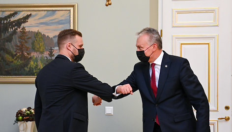 Prezidentas susitiko su kandidatu į užsienio reikalų ministrus Gabrieliumi Landsbergiu