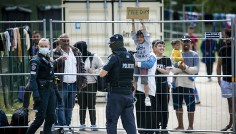 Migrantai Druskininkų užkardoje