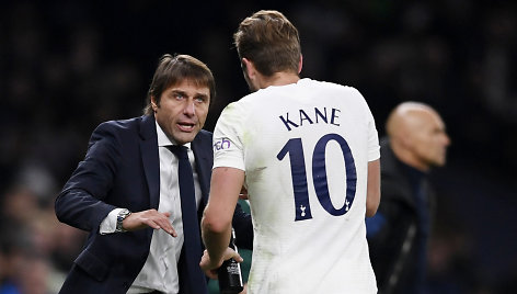 Antonio Conte ir Harry Kane'as