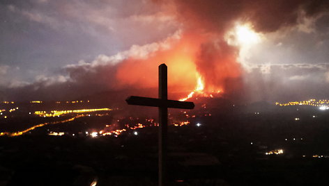 Ugnikalnio išsiveržimas La Palmoje