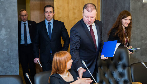 Jurgita Petrauskienė ir Saulius Skvernelis