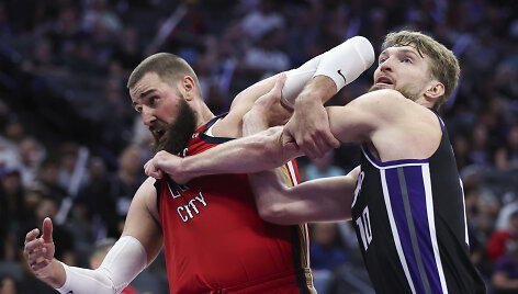 Domantas Sabonis ir Jonas Valančiūnas