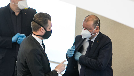 Gabrielius Landsbergis ir Saulius Skvernelis