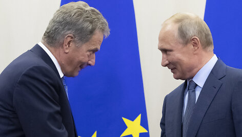 Buvęs Suomijos prezidentas Sauli Niinisto, Vladimiras Putinas