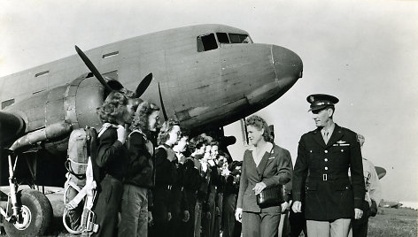 JAV karinių oro pajėgų moterys pilotės 1943 m.