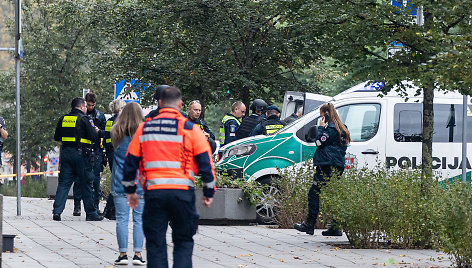 Vilniaus centre nušautas advokatas ir pašauti 2 policijos pareigūnai