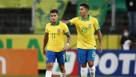 Philippe Coutinho ir Roberto Firmino