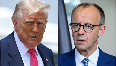 Donaldas Trumpas ir Friedrichas Merzas