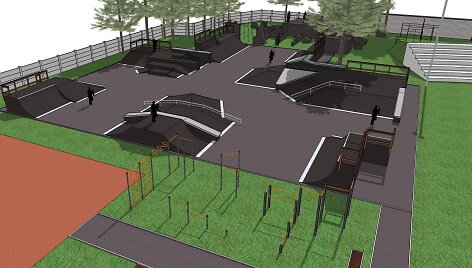 3.2	Ekstremaliam sportui skirtos rampų aik&scaron;telės vizualizacija