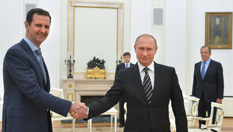 Basharas al Assadas pažemino Vladimirą Putiną?