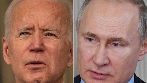 Joe Bidenas ir Vladimiras Putinas