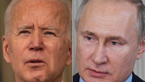 Joe Bidenas ir Vladimiras Putinas