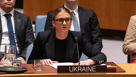 Ukrainos nuolatinio atstovo JT pavaduotoja Chrystyna Hajovy&scaron;yn
