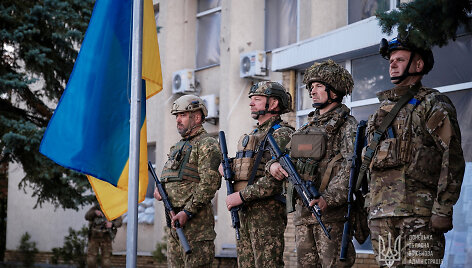 Ukrainos karinės pajėgos tęsia sėkmingą kontrpuolimą