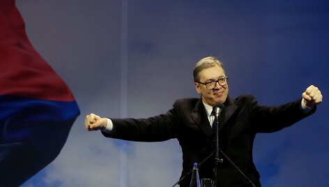 Serbijos prezidentas Aleksandras Vučičius